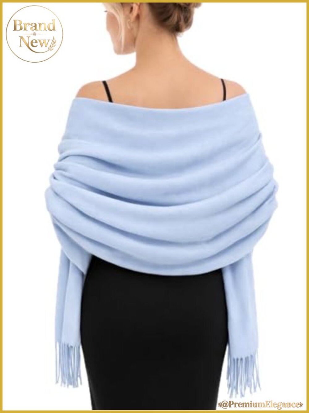 Women's Pashmina Shawl Wrap Large Soft Scarf Evening Wedding